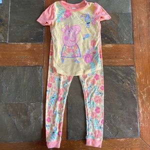 Peppa Pig 2 Piece Pajama Set (4T)